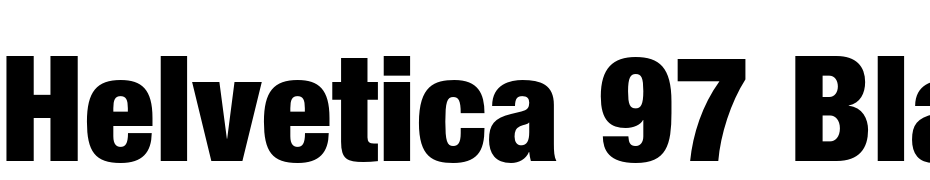 Helvetica 97 Black Condensed Yazı tipi ücretsiz indir
